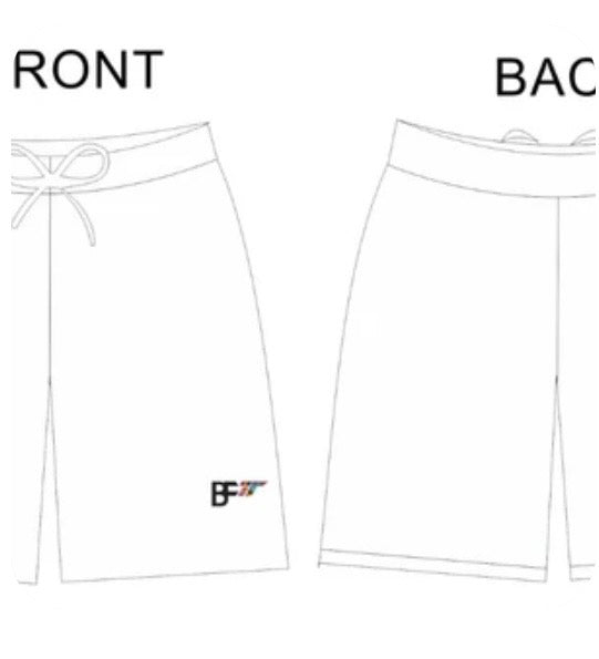 Mid-Rise Women’s Shorts w/art logo